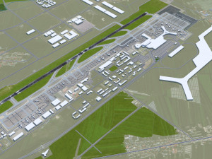 Harbin Taiping International Airport 10km 3D 모델