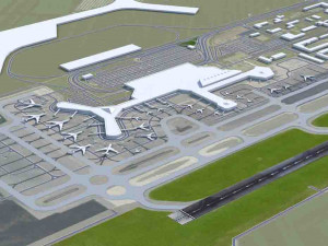 Harbin Taiping International Airport 10km 3D 모델