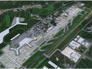 Harbin Taiping International Airport 10km 3D 모델