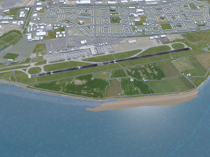 Liverpool John Lennon Airport 10km Model 3D