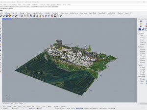 Aeroporto John Lennon de Liverpool 10 km Modelo 3D