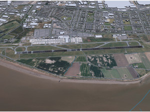Liverpool John Lennon Airport 10km Model 3D