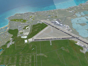 Lynden Pindling International Airport Nassau 15km 3D Model