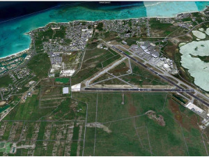 Lynden Pindling International Airport Nassau 15km 3D Model