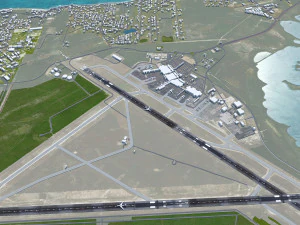 Lynden Pindling International Airport Nassau 15km 3D Model