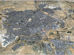 Beer Sheva city Israel 20km 3D Model