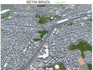 Betim stad Brazilië 30km 3D Model