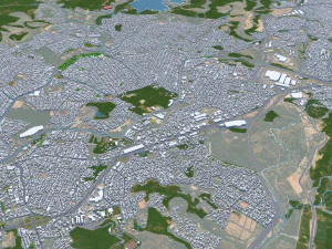 Betim city Brazil 30km 3D Model