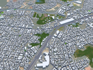 Betim city Brazil 30km 3Dモデル