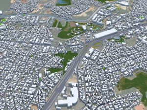 Betim city Brazil 30km 3D Model