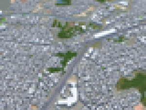 Betim city Brazil 30km 3Dモデル