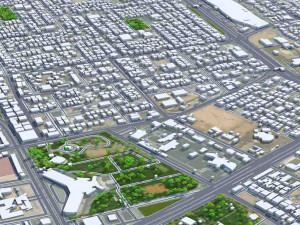 Buraydah city Saudi Arabia 35km 3D 模型