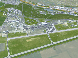 Chisinau city Moldova 35km 3D Model