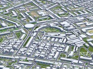 Chisinau city Moldova 35km 3D Model