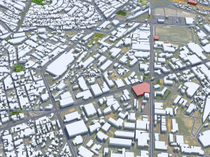 Contagem city Brazil 30km Modelo 3D