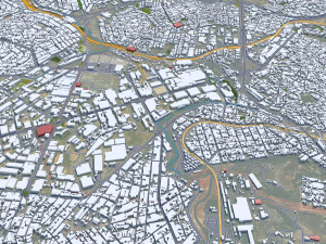 Contagem city Brazil 30km Modelo 3D