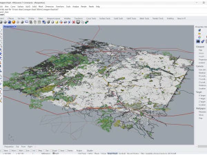 Contagem city Brazil 30km 3D Model