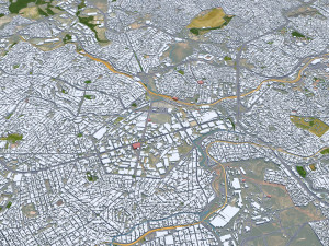 Contagem city Brazil 30km Modelo 3D