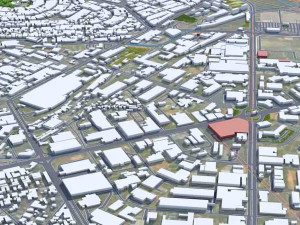 Contagem city Brazil 30km Modelo 3D