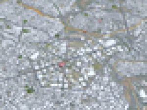 Contagem city Brazil 30km 3D Model