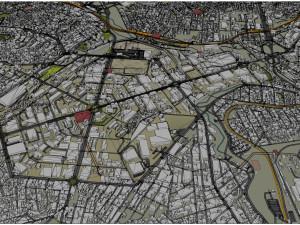 Contagem city Brazil 30km Modelo 3D