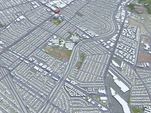 Culver City California USA 15km Model 3D