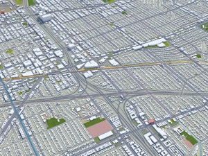Culver City California USA 15km Model 3D