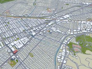Culver City California USA 15km Model 3D