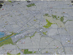 Culver City California USA 15km Model 3D