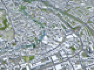 Erfurt city Germany 35km 3D Model