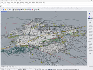 Gaborone city Botswana 25km Modelo 3D