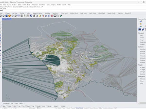 Gelendzhik city Russia 20km 3D Model