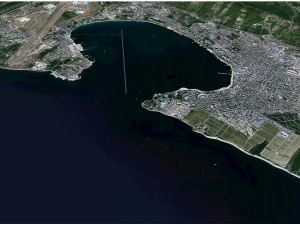 Gelendzhik city Russia 20km 3D Model