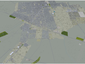 Hafar al-Batin Saudi Arabia 40km 3D Model