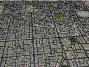 Hafar al-Batin Saudi Arabia 40km 3D Model