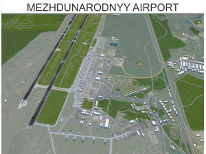 Mezhdunarodnyy Aeroport Nizhny Novgorod Imeni V P Chkalova 12km Modelo 3D