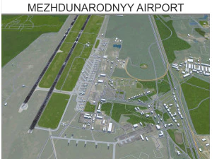 메즈두나로드니 에어로포트 니즈니 노브고로드 이메니 V P Chkalova 12km 3D 모델