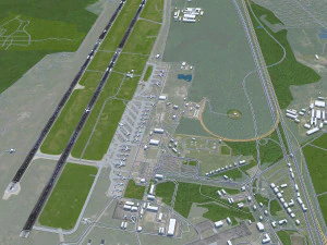 Mezhdunarodnyy Aeroport Nizhny Novgorod Imeni V P Chkalova 12km 3D Model