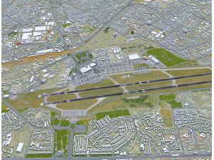 Tashkent International Airport 12km Modelo 3D