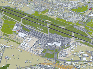 Tashkent International Airport 12km Modelo 3D