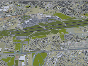 Tashkent International Airport 12km Modelo 3D