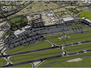Tashkent International Airport 12km Modelo 3D