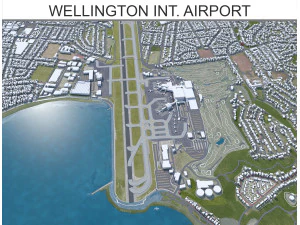 Wellington Uluslararası Havaalanı 6km 3D Model