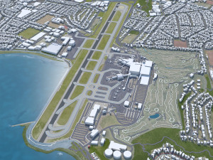Wellington International Airport 6km 3D Model