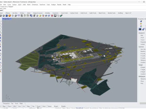 Wuhan Tianhe Airport 10km 3D Model