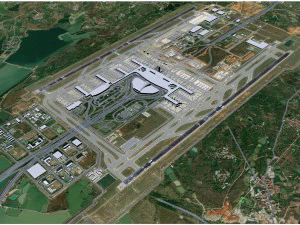 Wuhan Tianhe Airport 10km 3D Model