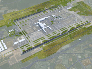 Xian Xianyang International Airport 12km 3D मॉडल