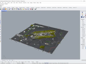 Bandara Internasional Xian Xianyang 12km Model 3D