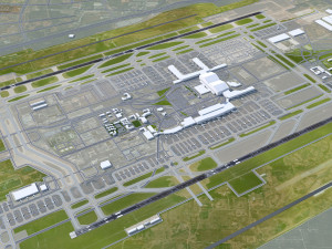 Xian Xianyang International Airport 12km 3D मॉडल