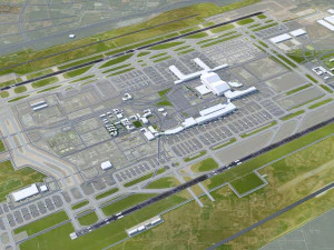 Bandara Internasional Xian Xianyang 12km Model 3D